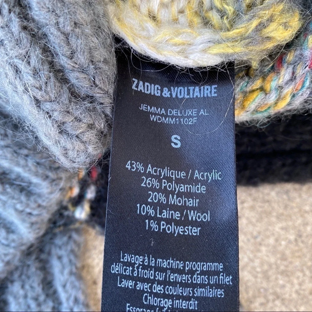Zadig & Voltaire Jemma Striped Knit Sweater